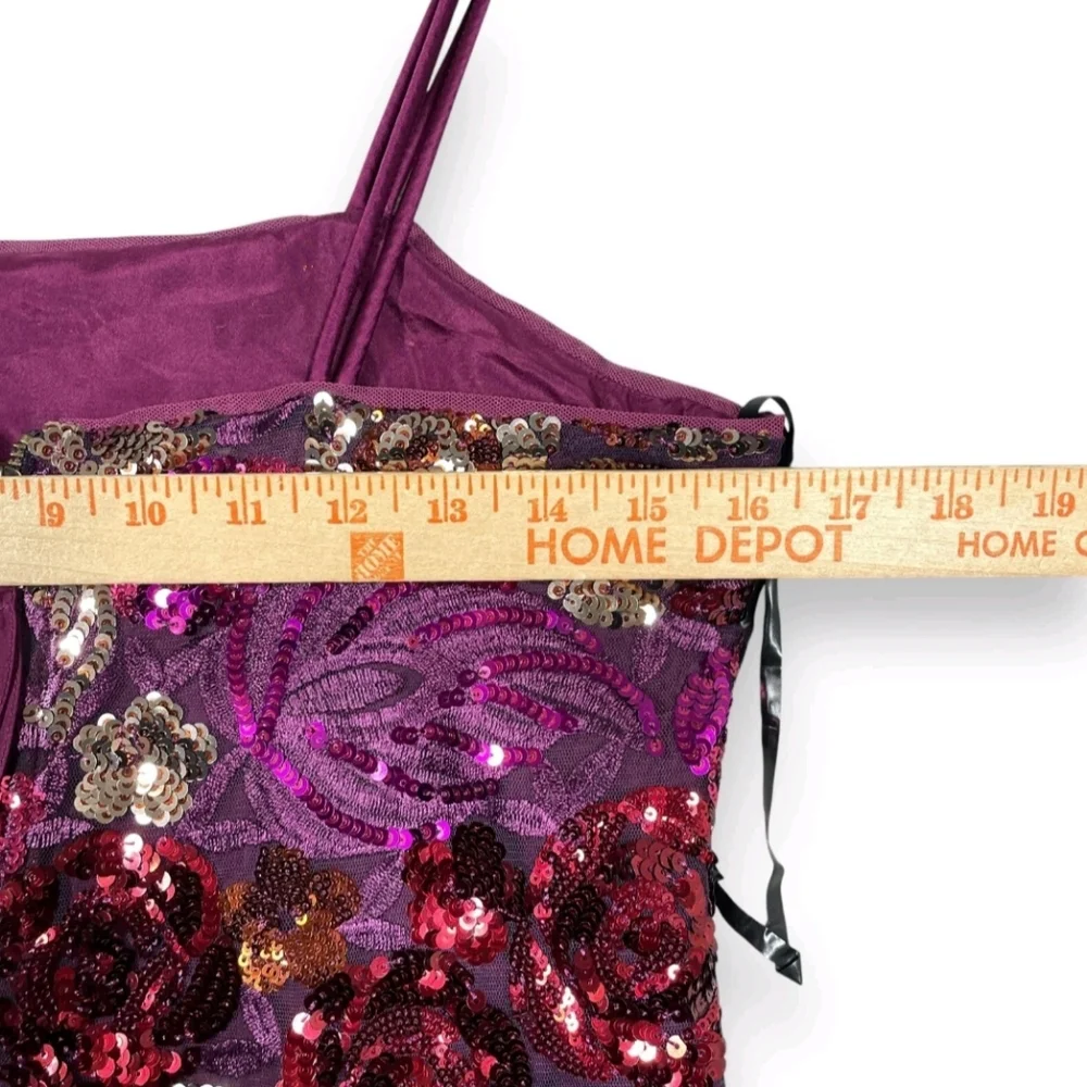 Johnny Was Jade Sequined Mesh Mini Party Dress Boho Chic NWT Size Small - Picture 5 of 11